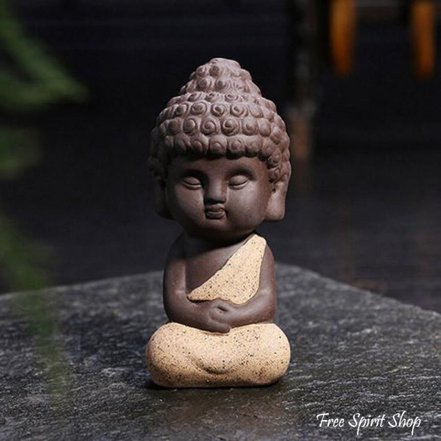 Little Buddha Statue in Ceramic