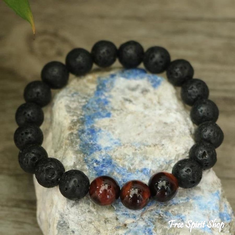 Red Lava Stone Bead, Lava Beads Jewelry