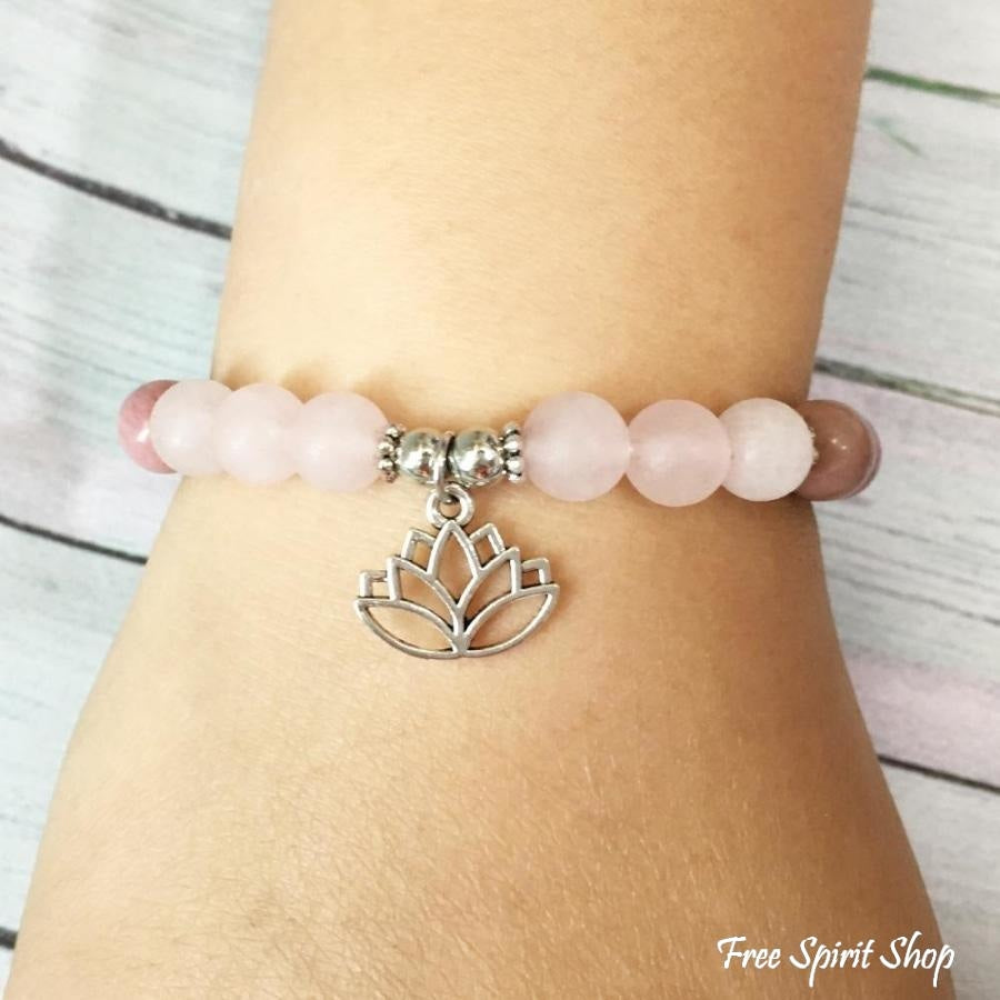 Lotus Charm Bangle Bracelet – The Pearl Dude