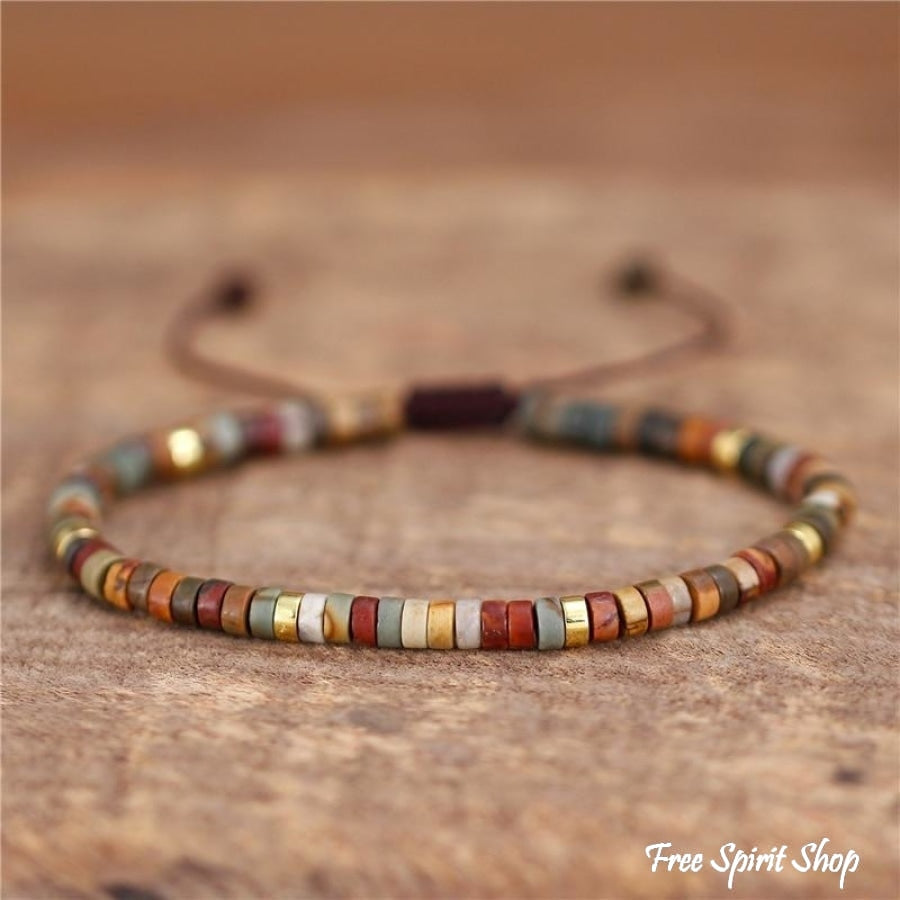 Natural Stone Boho Bead Bracelets - Free Spirit Shop