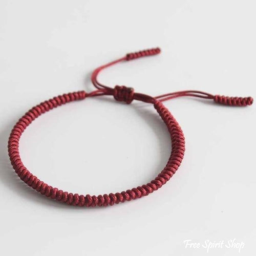 Tibetan Buddhist Handmade Lucky Knots Bracelet