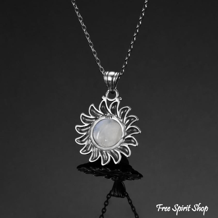 925 Sterling Silver Sun Necklace Sun Necklace Silver – YanYa