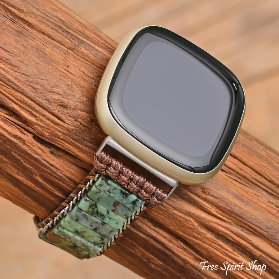 African Jasper Fitbit Watch Band - Free Spirit Shop