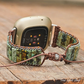 African Jasper Fitbit Watch Band - Free Spirit Shop