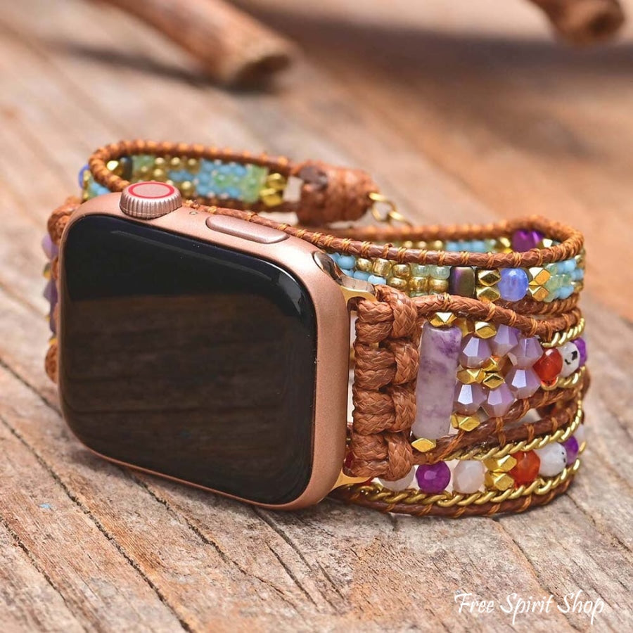 Bohemian Style Mixed Beads Apple Watch Band - Free Spirit Shop