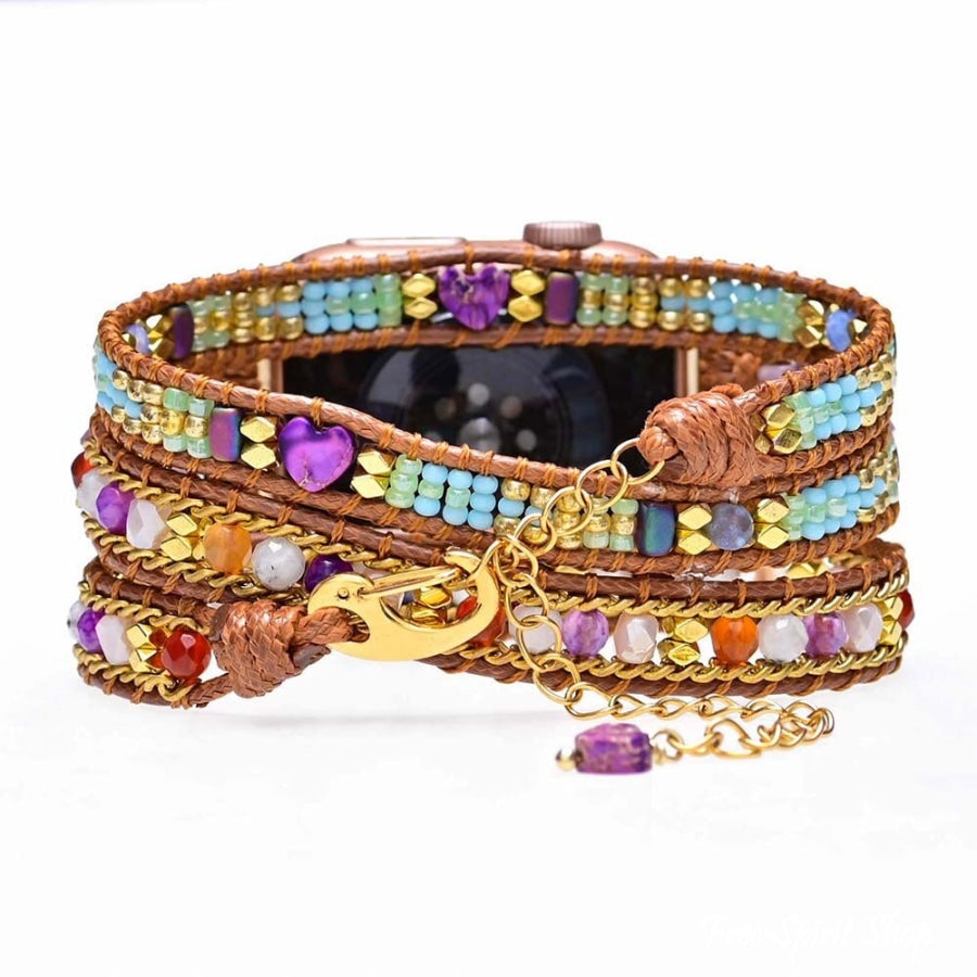 Bohemian Style Mixed Beads Apple Watch Band - Free Spirit Shop