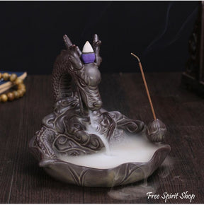Dragon Ceramic Incense Burner - Free Spirit Shop
