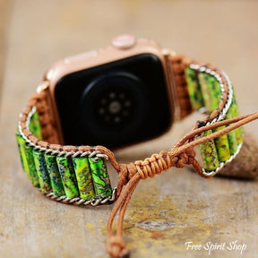 Green Tube Apple Watch Band - Free Spirit Shop