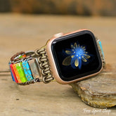 Handmade Chakra Jasper Apple Watch Band - Free Spirit Shop