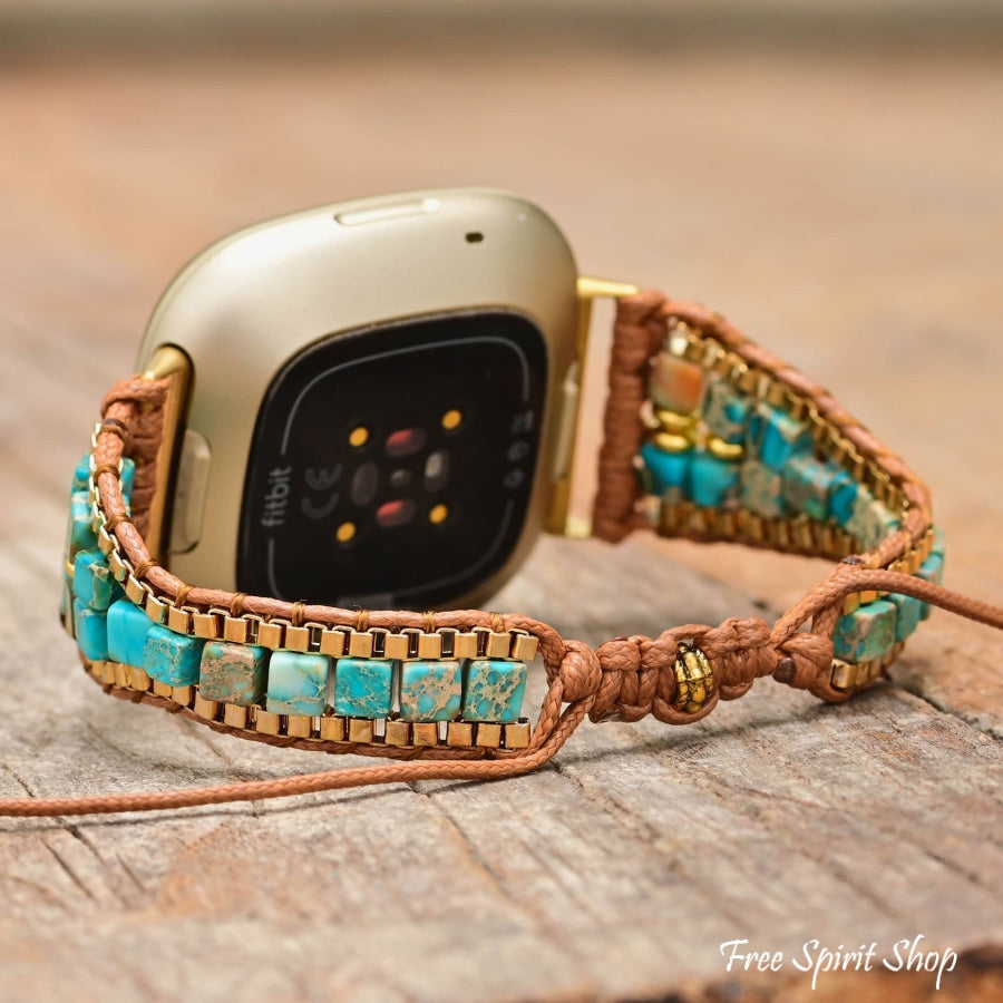 Mini Turquoise Fitbit Watch Band - Free Spirit Shop