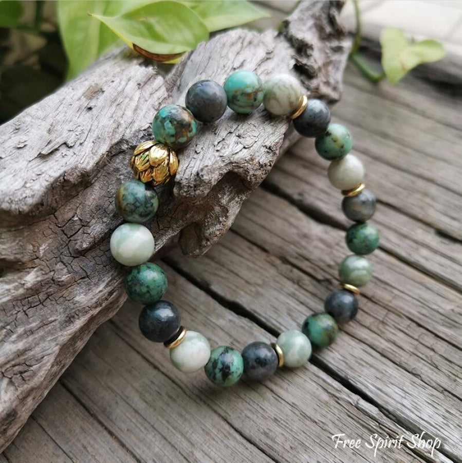 Earth Elements — African Turquoise Bracelet