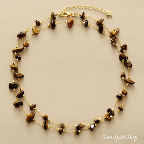 Natural Carnelian Gemstone Necklace - Free Spirit Shop