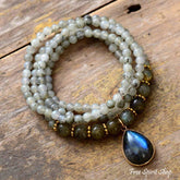 Natural Mix Labradorite Beaded Bracelet / Necklace - Free Spirit Shop