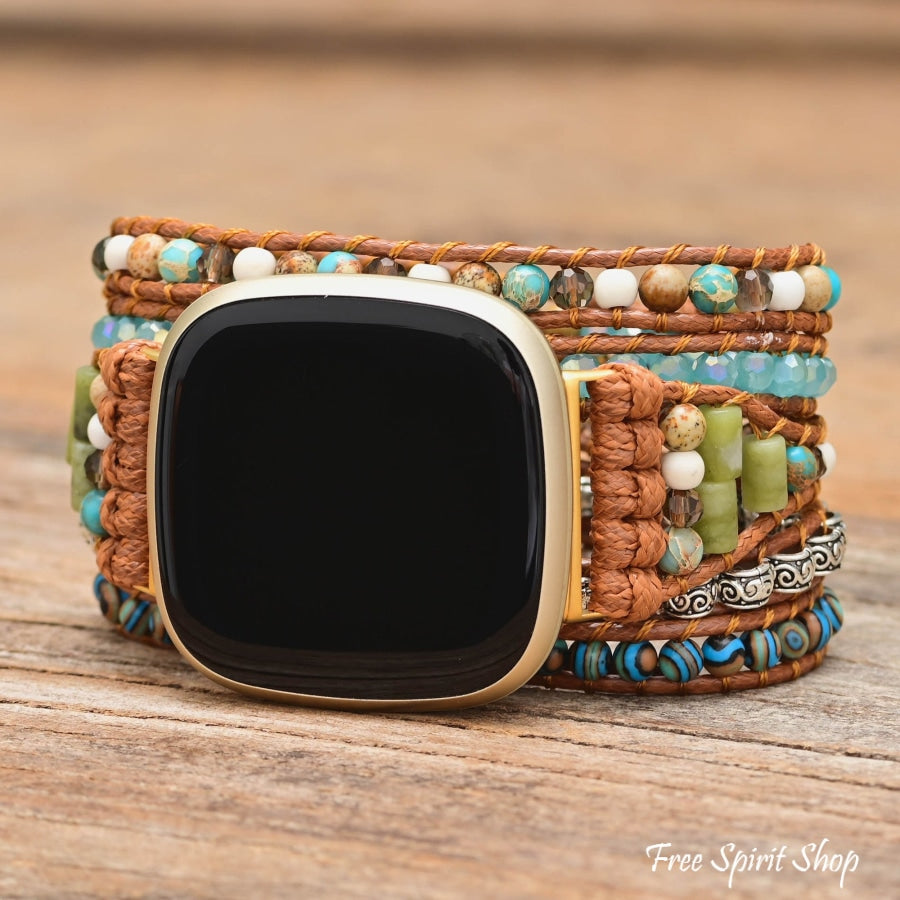 Ocean Punk Bead Fitbit Watch Band - Free Spirit Shop