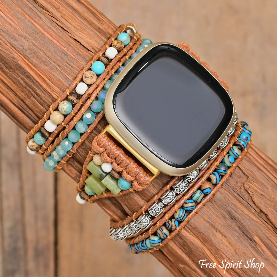 Ocean Punk Bead Fitbit Watch Band - Free Spirit Shop