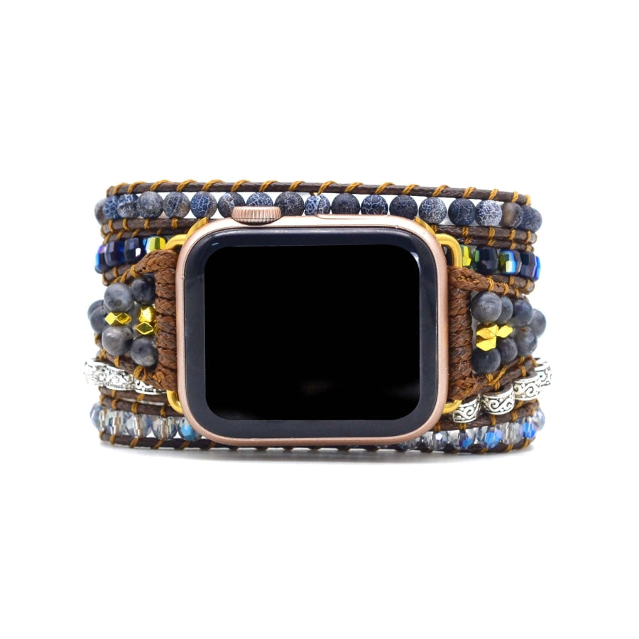 Onyx & Labradorite Apple Watch Band - Free Spirit Shop